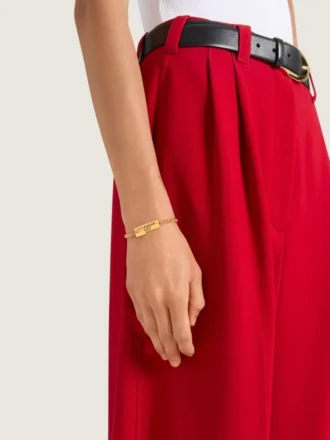 Pulsera de cinta Givenchy en metal y esmalte