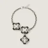 Pulsera Deconstructed Crystals en metal y cristales