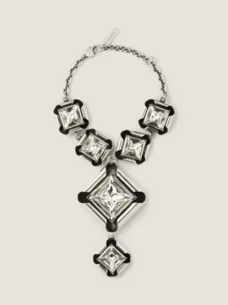 Pulsera Deconstructed Crystals en metal y cristales