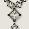 Pulsera Deconstructed Crystals en metal y cristales