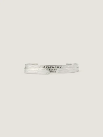 Pulsera tipo brazalete Givenchy Tape en metal y esmalte