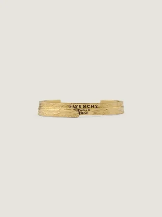 Pulsera tipo brazalete Givenchy Tape en metal y esmalte