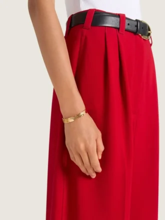 Pulsera tipo brazalete Givenchy Tape en metal y esmalte