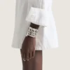 Pulsera tipo brazalete «Tape» de Givenchy en metal y esmalte Pulsera tipo brazalete «Tape» de Givenchy en metal y esmalte