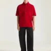 Sobrecamiseta con costuras de alta costura en gamuza