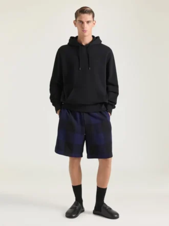 Bermudas de lana a cuadros