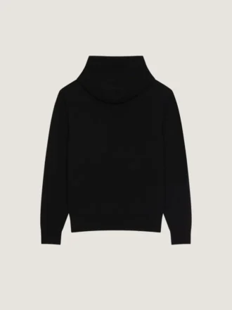 Sudadera con capucha de lana y cachemira bordada con «Givenchy Paris»