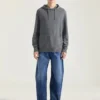 Sudadera con capucha de punto de cachemira Sudadera con capucha de punto de cachemira