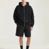 Sudadera con capucha y cremallera Couture Seam en tejido scuba