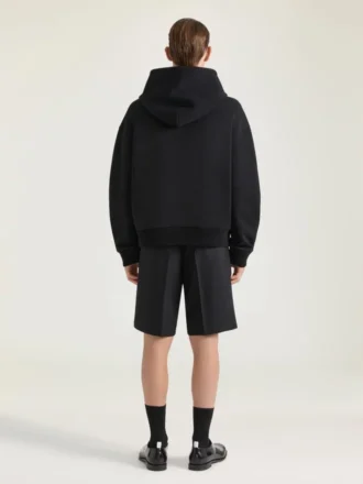 Sudadera con capucha y cremallera Couture Seam en tejido scuba