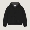 Sudadera con capucha y cremallera Couture Seam en tejido scuba