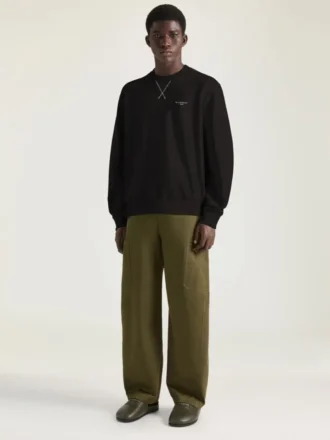 Sudadera de felpa con costuras de alta costura y el logotipo de Givenchy Paris