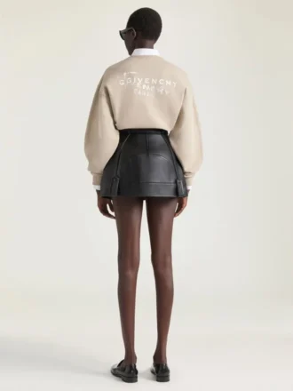 Sudadera de felpa con estampado del sello de Givenchy