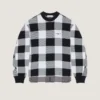 Suéter a cuadros de lana con el bordado «Givenchy Paris» Suéter a cuadros de lana con el bordado «Givenchy Paris»
