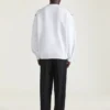 Suéter de punto con diseño Argyle y costuras de alta costura