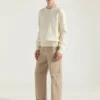 Suéter de punto de algodón con bordado «Givenchy Paris»