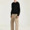Suéter de punto de algodón con bordado «Givenchy Paris»