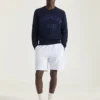 Suéter de punto de algodón con bordado «Givenchy Paris»