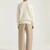 Suéter de punto de algodón con bordado «Givenchy Paris»