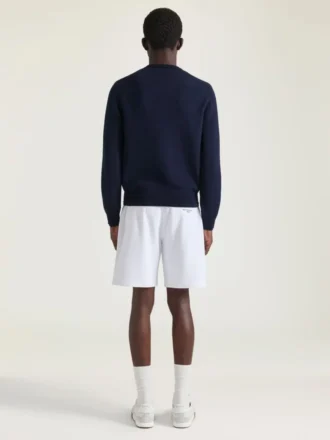 Suéter de punto de algodón con bordado «Givenchy Paris»