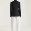 Chaqueta de esmoquin entallada de lana y mohair Chaqueta de esmoquin entallada de lana y mohair